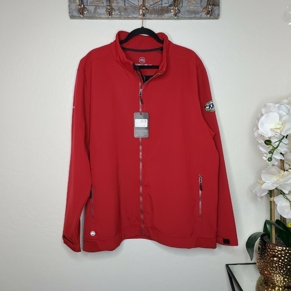 Stormtech Performance Red Full Zip Up Jacket